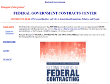 Tablet Screenshot of fedgovcontracts.com